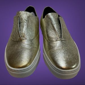 ZCD Montreal Gold Slip On Sneakers Shoes Size 6 (36)